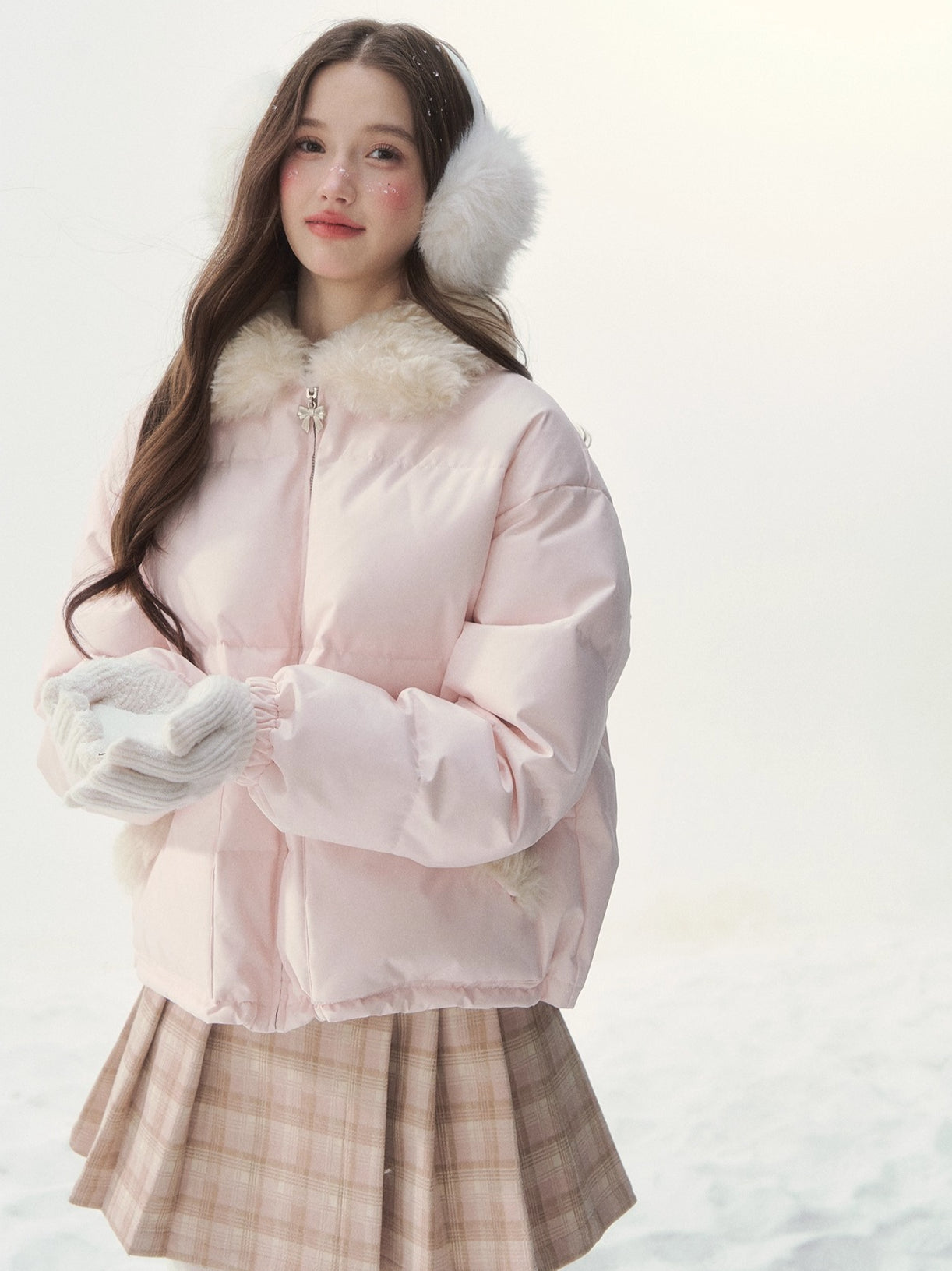 Original Pink Reversible Down Jacket