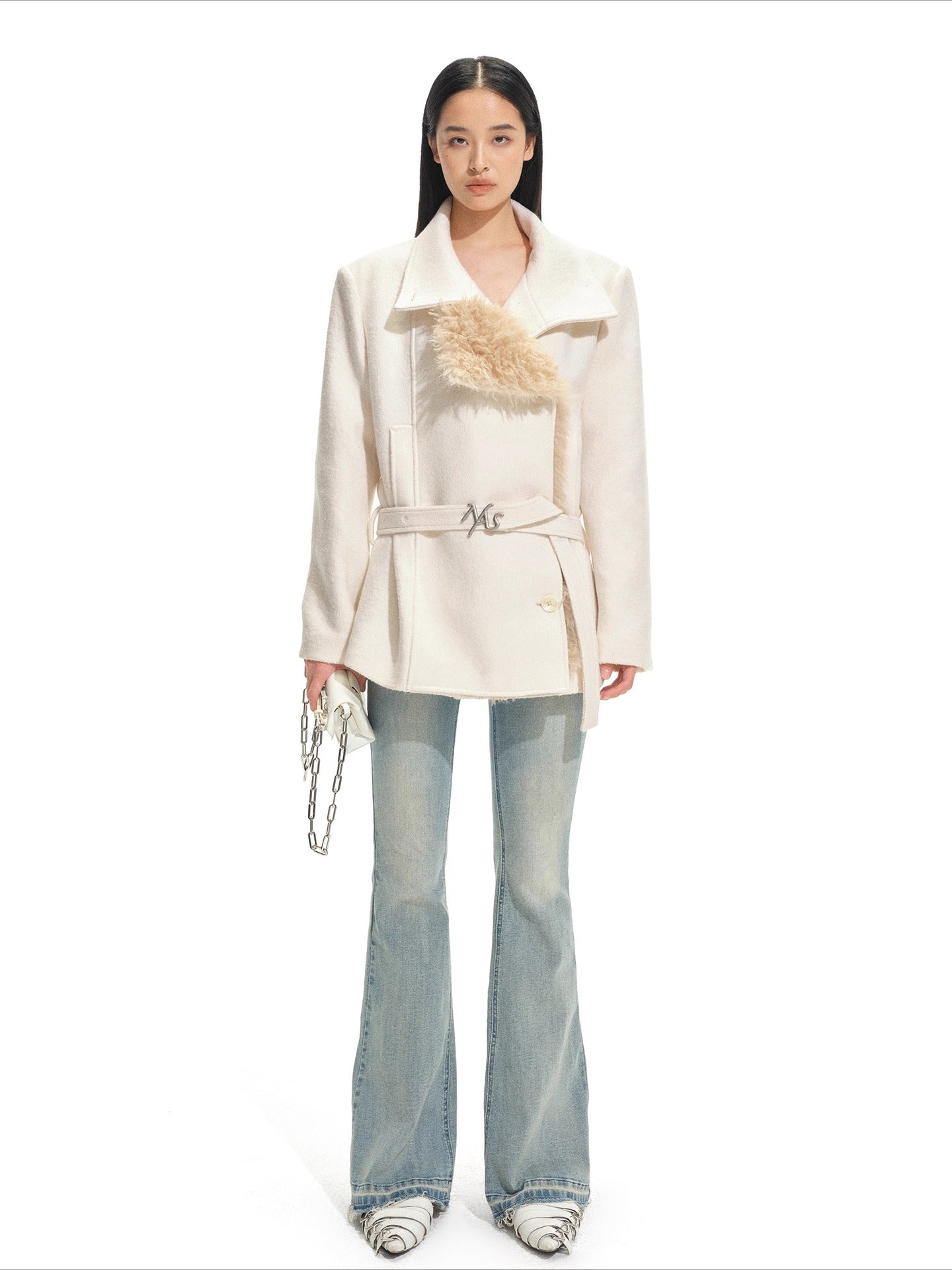 McKinley Wool-Blend Short Coat