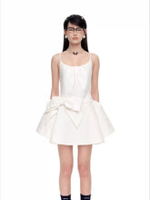 Bow-Detailed Satin-Blend Midi Slip Dress - CHINASQUAD