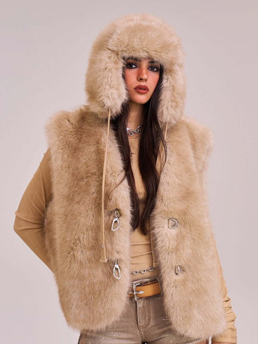 Cross Relic Hunter Faux Fur Hat