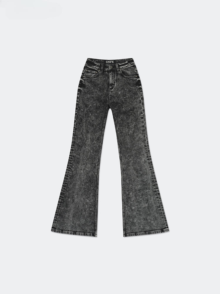 Mirage Snow Flare Jeans - CHINASQUAD