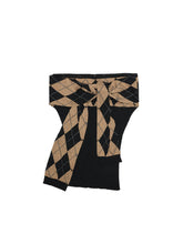 Diamond Pattern Knitted Top & Shorts Set - CHINASQUAD
