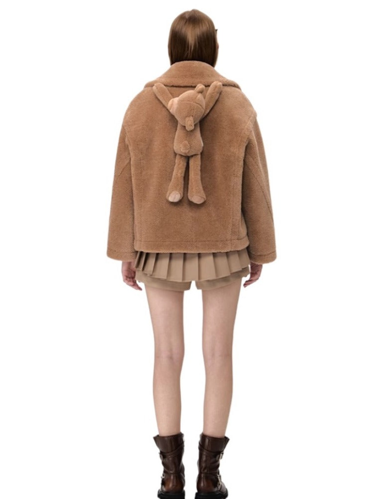 Fuzzy Bear Coat - CHINASQUAD