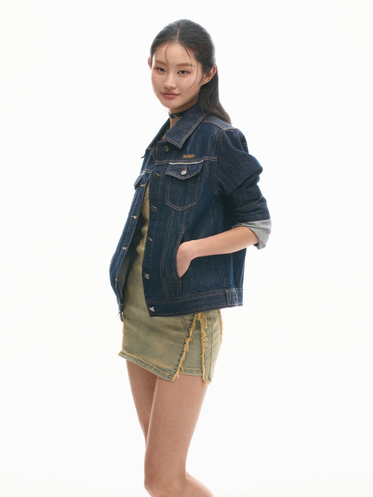 Relaxed-Fit Vintage Denim Shirt - CHINASQUAD