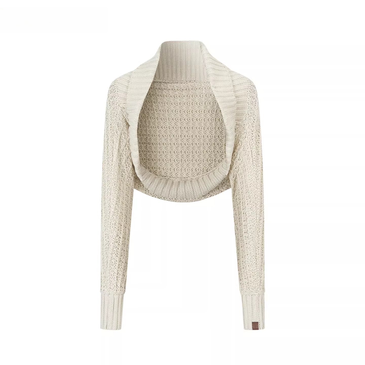 Knit Cardigan & Striped Camisole Two-Piece Set