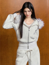 Detachable Fur Collar Hoodie & Pant Set - CHINASQUAD
