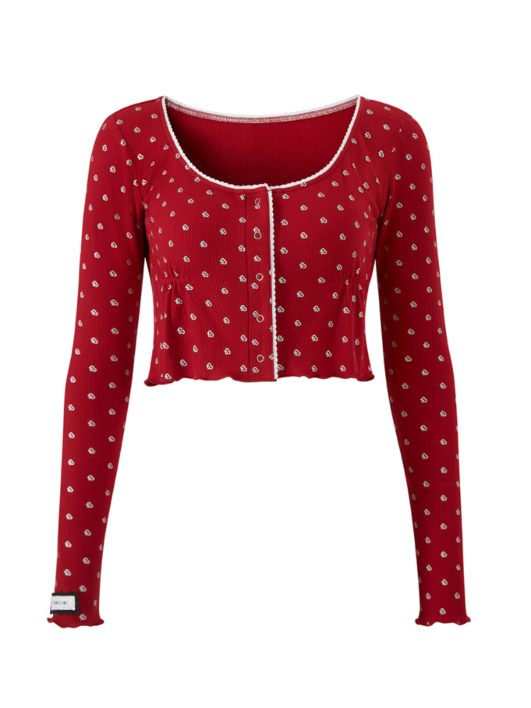 Silver Logo Pure Desire Cardigan