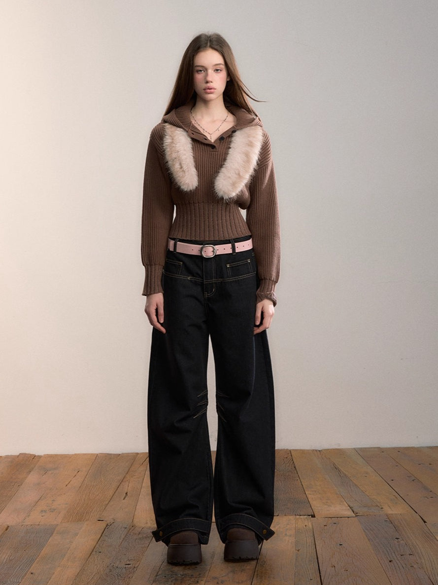 Original Vintage Straight-Leg Denim Pants