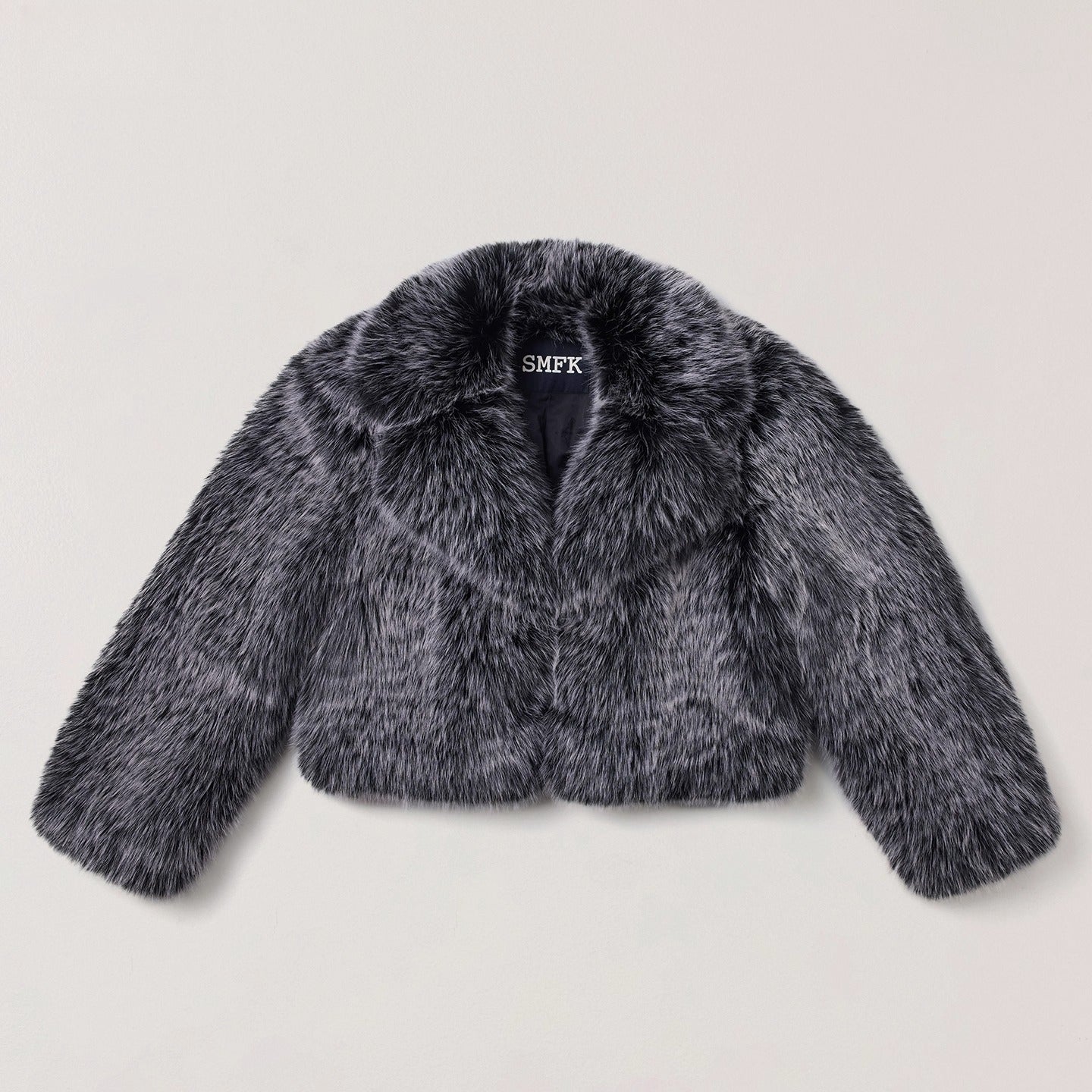Cross Relic Wilderness Hunter Cropped Faux Fur Jacket