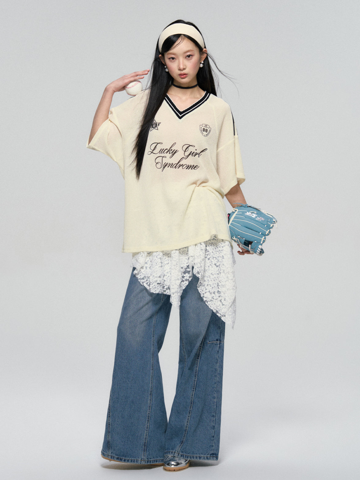 Asymmetric Sheer Lace Layered Skirt - CHINASQUAD