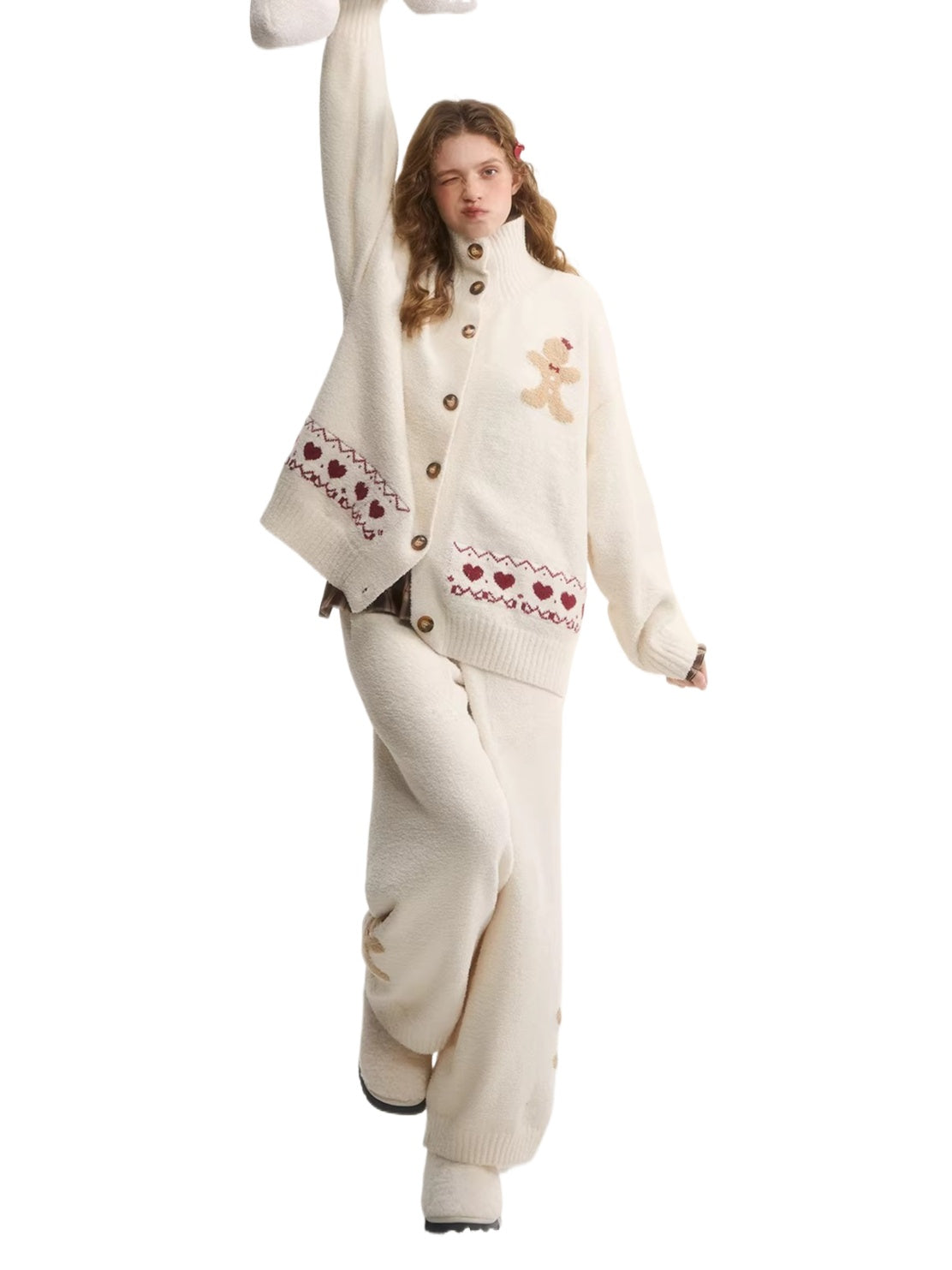 Gingerbread Knit Lounge Sweater & Pants Set