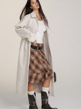 Plaid Irregular Layered Skirt - CHINASQUAD