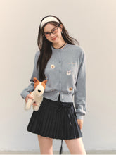Lace Strap Pleated Skirt - CHINASQUAD