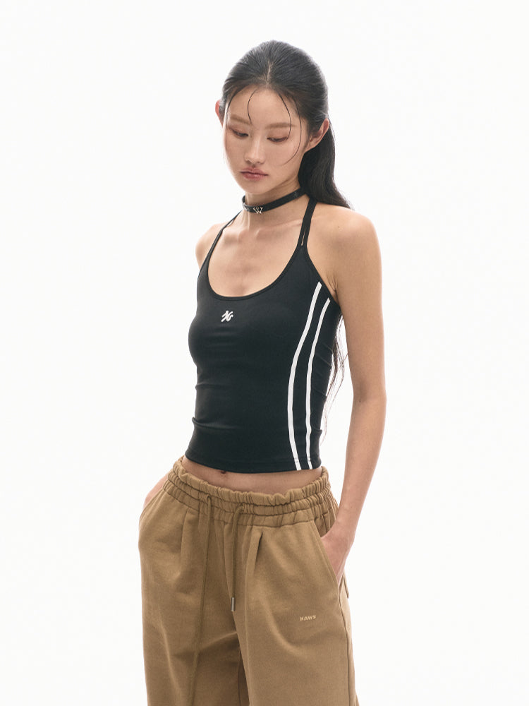 Glossy Black Retro Adjustable Choker - CHINASQUAD