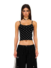 Cross-Flower All-Over Print Sports Camisole - CHINASQUAD