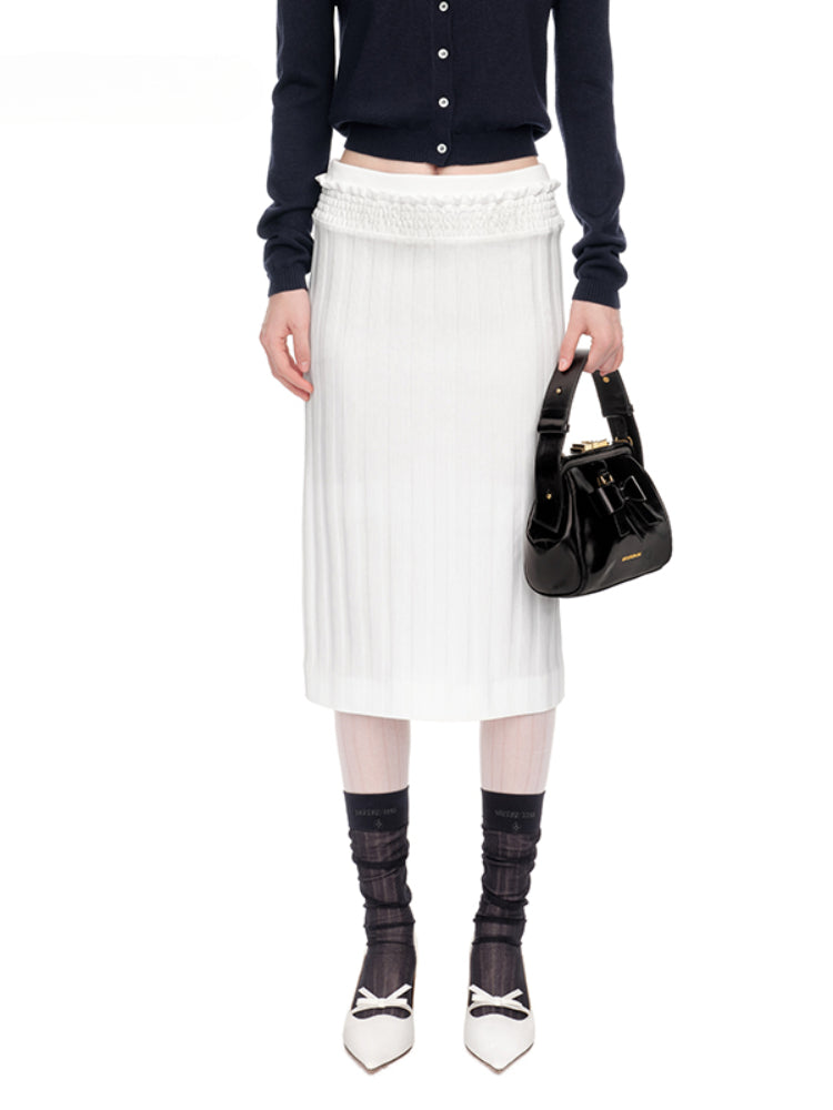 Versatile Waist Decoration Lace Skirt - CHINASQUAD