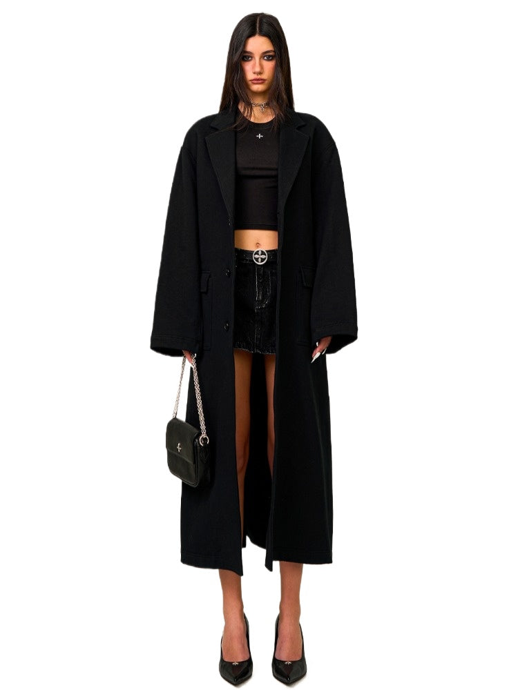 Classic Longline Cotton Sports Coat - CHINASQUAD