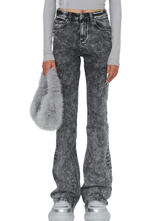 Mirage Snow Flare Jeans - CHINASQUAD