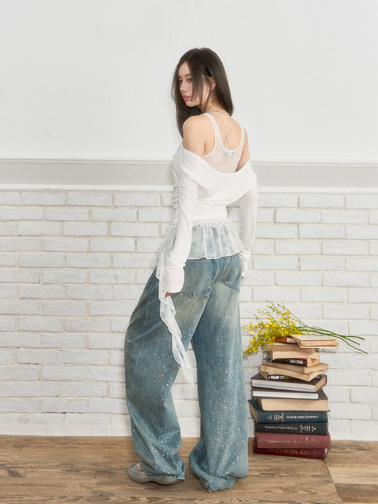 White Off-Shoulder Sexy Top - CHINASQUAD