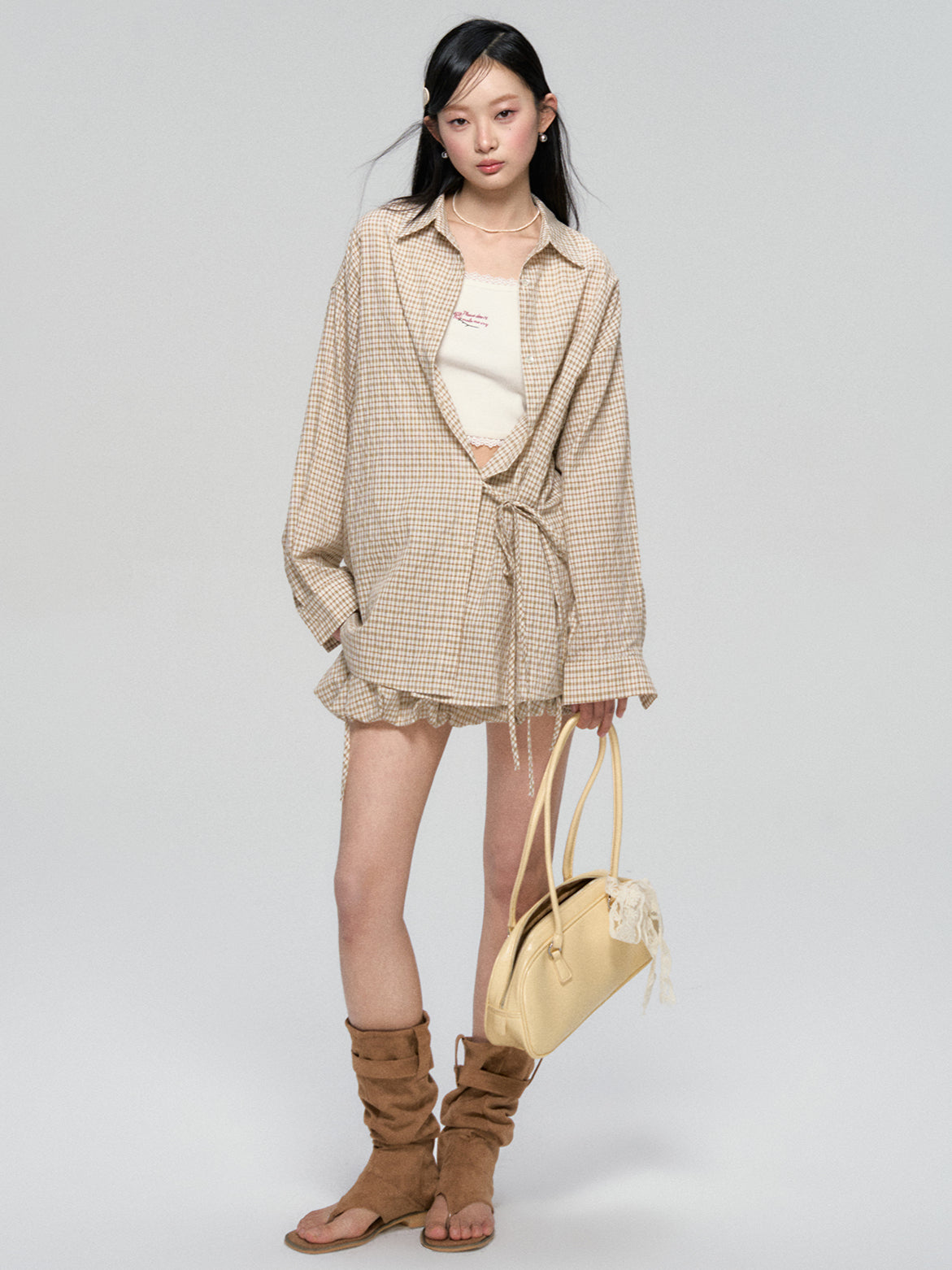 Lace Trim Embroidered Knit Tank - CHINASQUAD