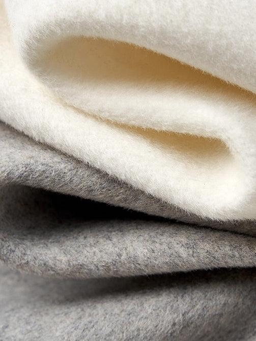 Polar Wool-Blend Belted Coat