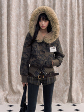 Faux Fur Lined Zipper Fur Collar Jacket - CHINASQUAD