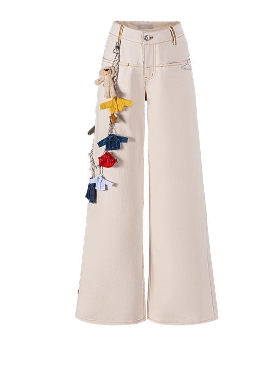 Unisex Structured Straight-Leg Trousers