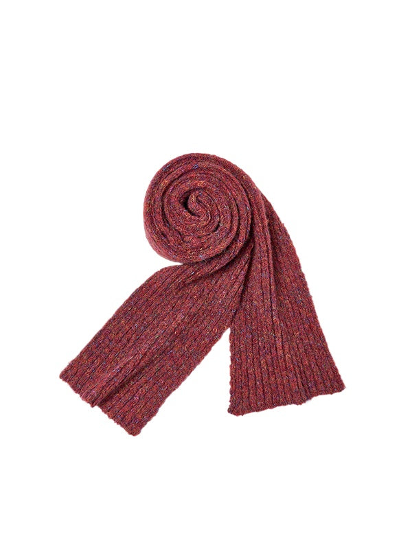 Bowknot Knit Cardigan & Hat & Scarf Set - CHINASQUAD