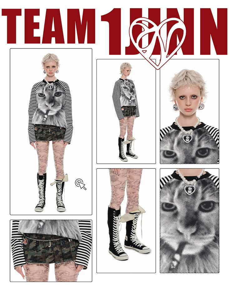 Atchwork Camouflage Pleated Skirt - CHINASQUAD