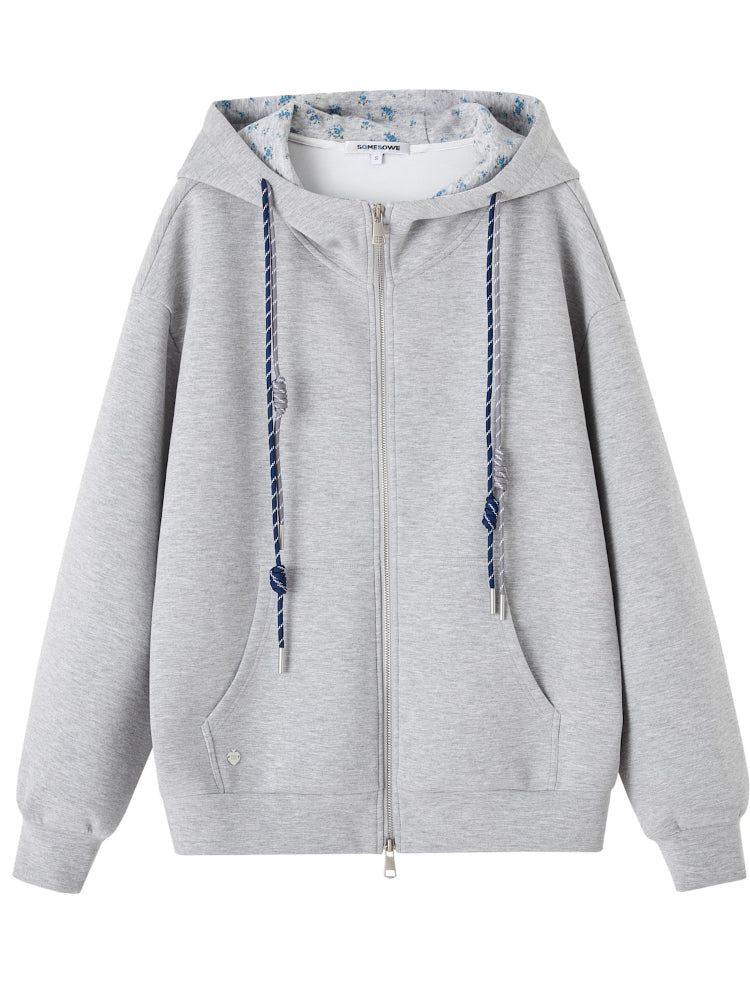Color-Blocked Hooded Sweatshirt - CHINASQUAD