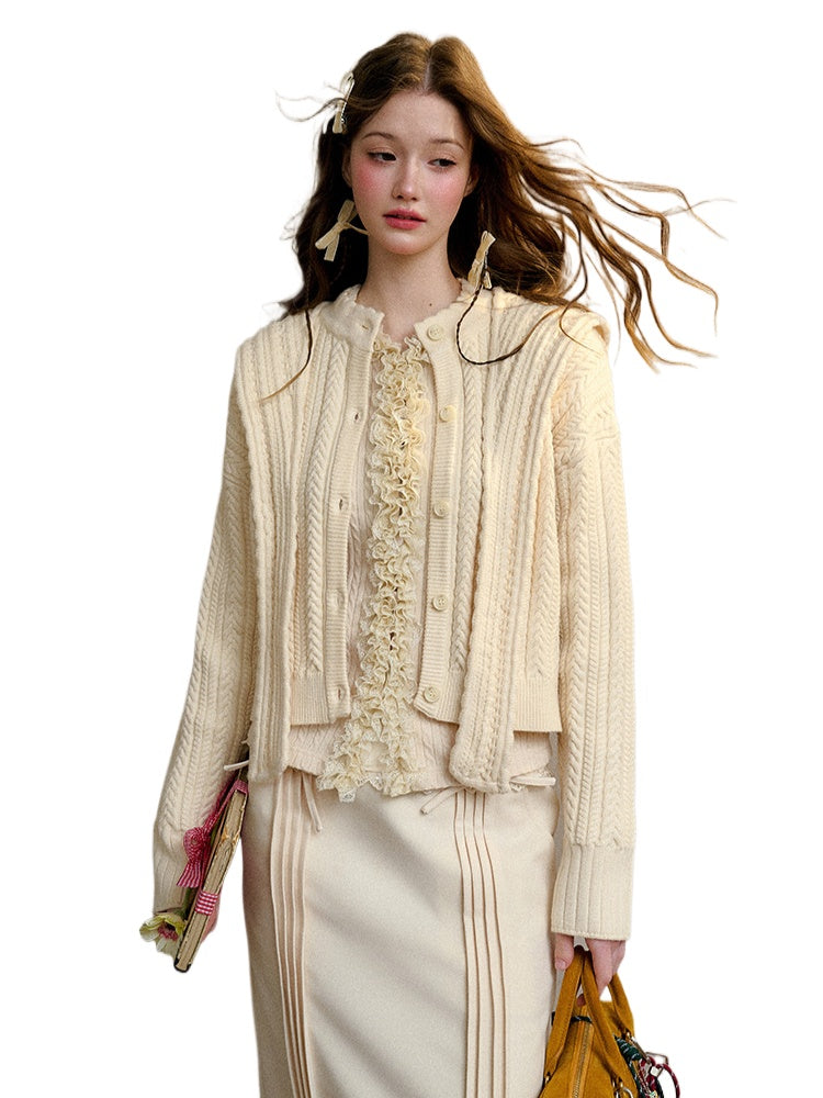 Warm Knitted Cardigan Jacket - CHINASQUAD