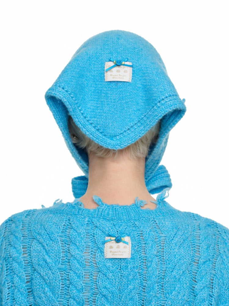 Cable Knit Cardigan & Skirt Set - CHINASQUAD