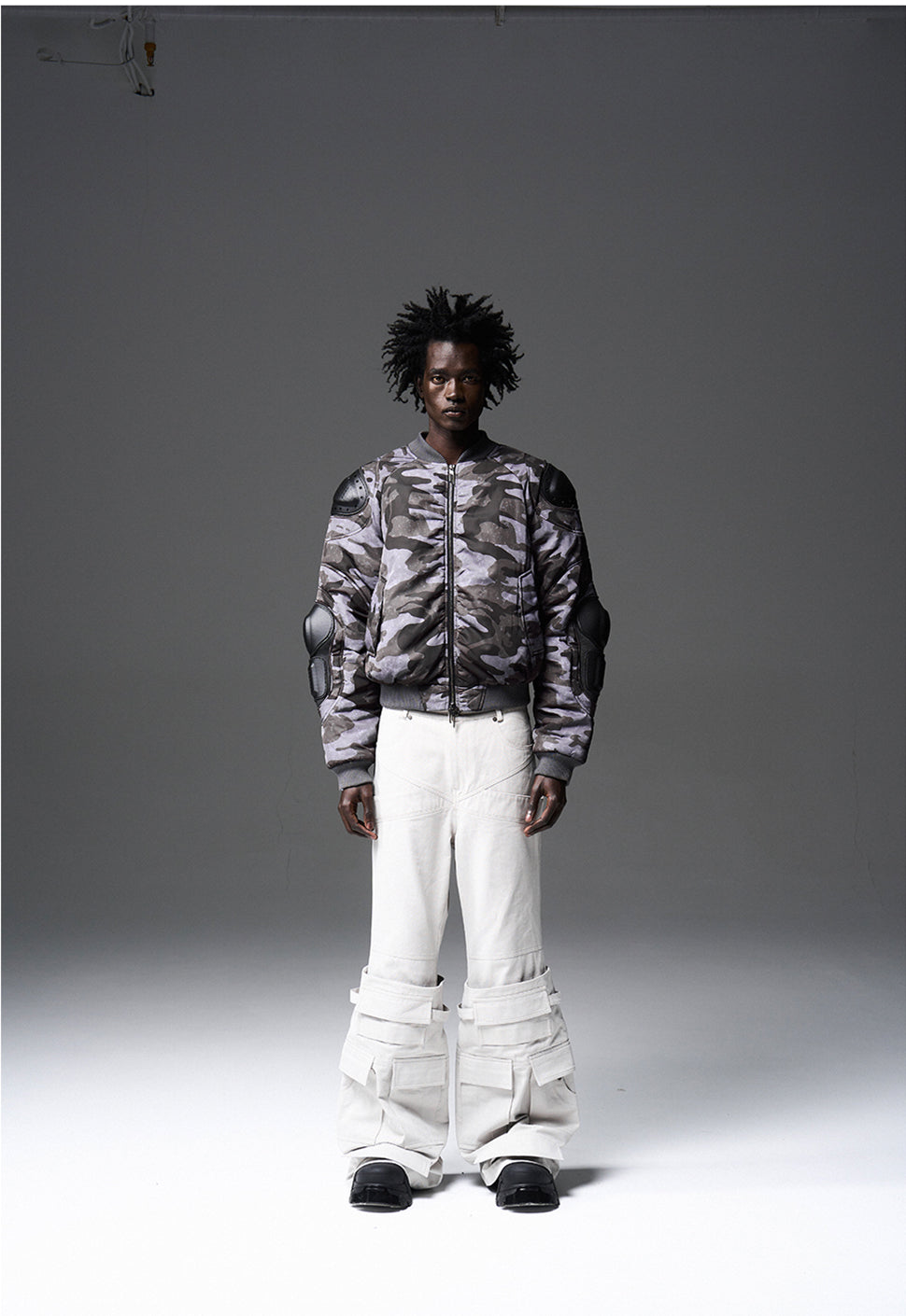 Dark Gray & Light Gray Cargo Pants - CHINASQUAD