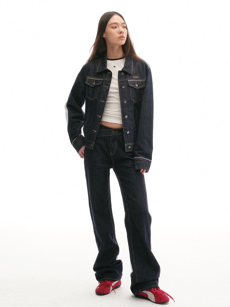 Slim-Fit Color-Block Crewneck Sports T-Shirt - CHINASQUAD