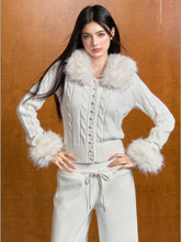 Cable Knit Sweater Cardigan - CHINASQUAD