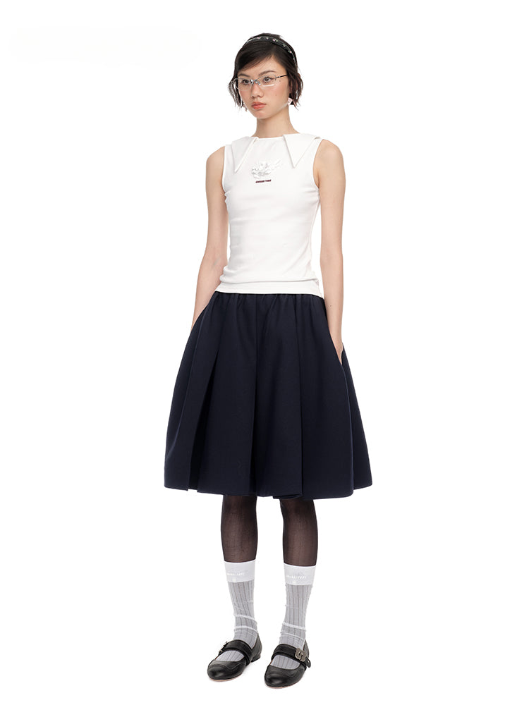 Versatile Collared Sleeveless Top - CHINASQUAD