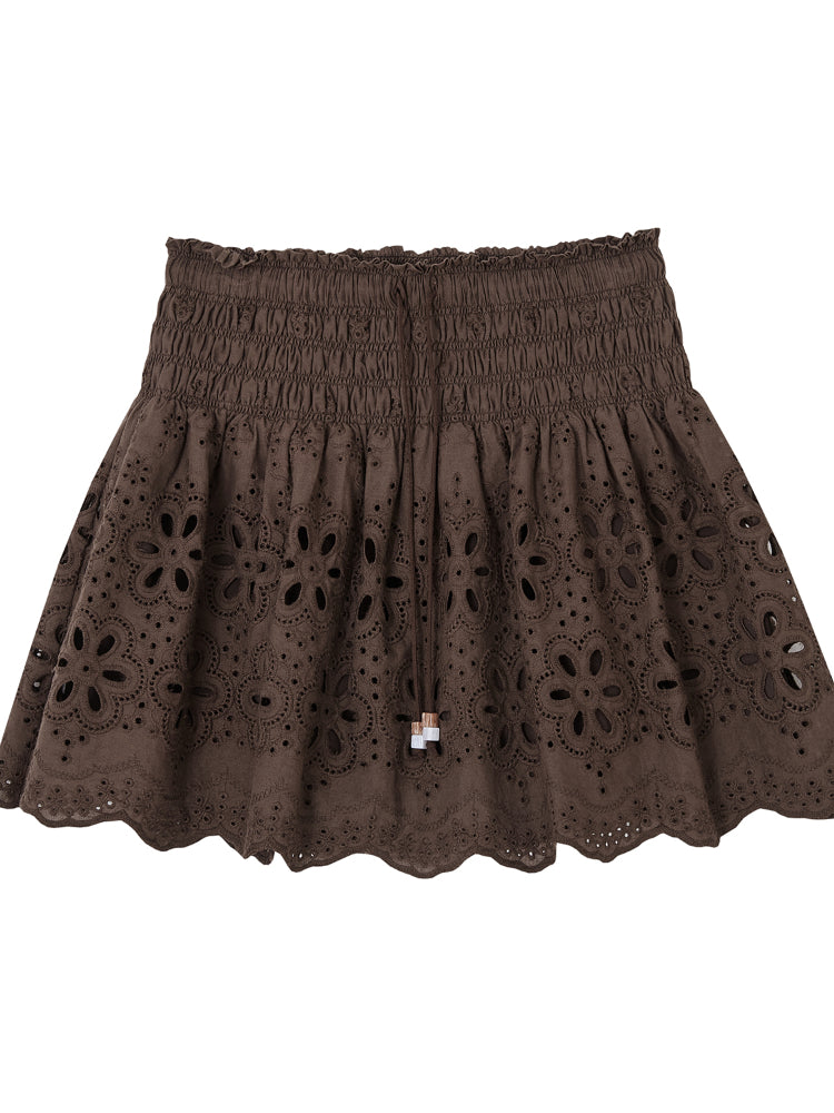 Vacation-Style Sleeveless Top & Skirt Set - CHINASQUAD