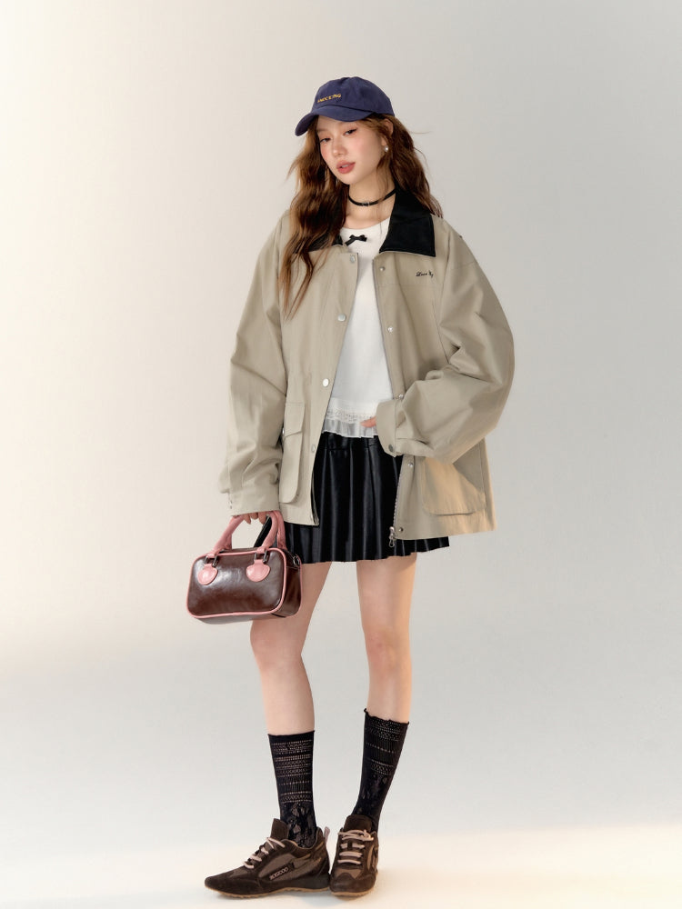 3D Bow Lace Trimmed Hem Long Sleeve T-shirt - CHINASQUAD