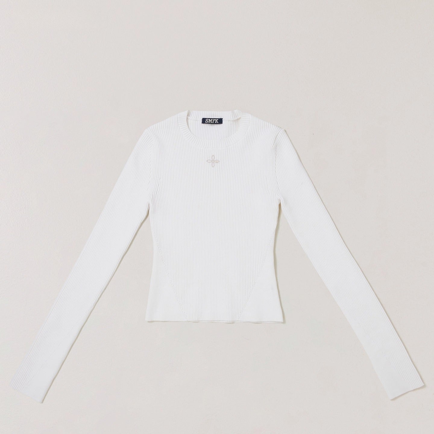 Wild Retro Long-Sleeve Knit Crewneck