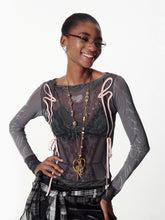 Lace Mesh Layered T-shirt - CHINASQUAD