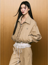 Ruffle-Trim Short Jacket - CHINASQUAD