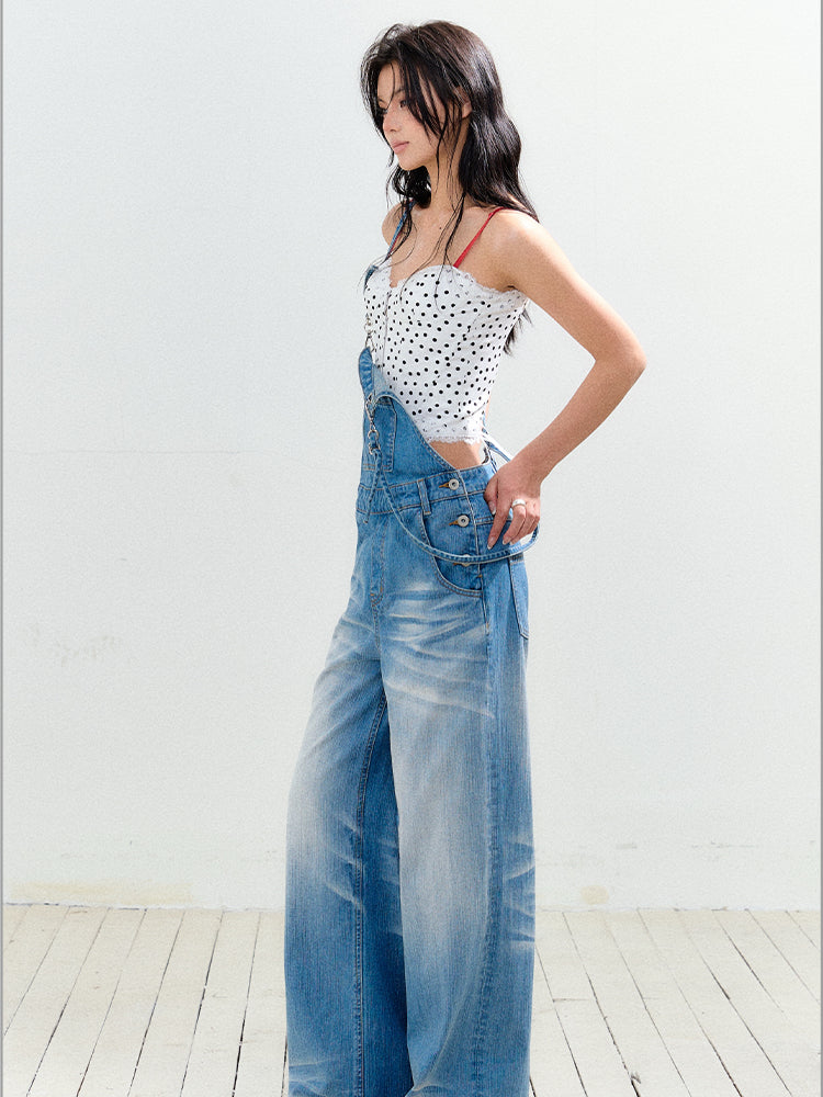 Retro Thin-Strap Straight Overall - CHINASQUAD
