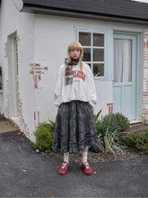 Vintage Letter Print Oversized Sweatshirt - CHINASQUAD