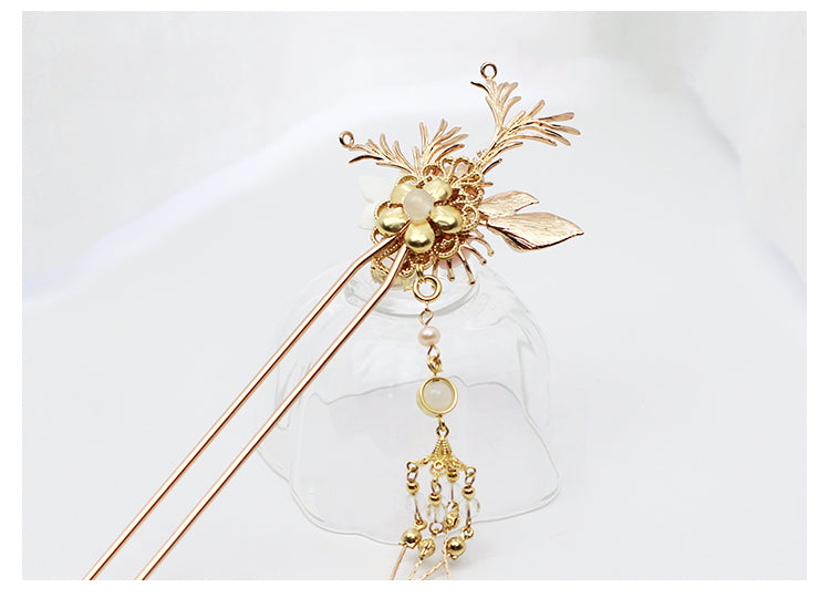 Handmade Osmanthus Dew Hanfu Hairpin - CHINASQUAD