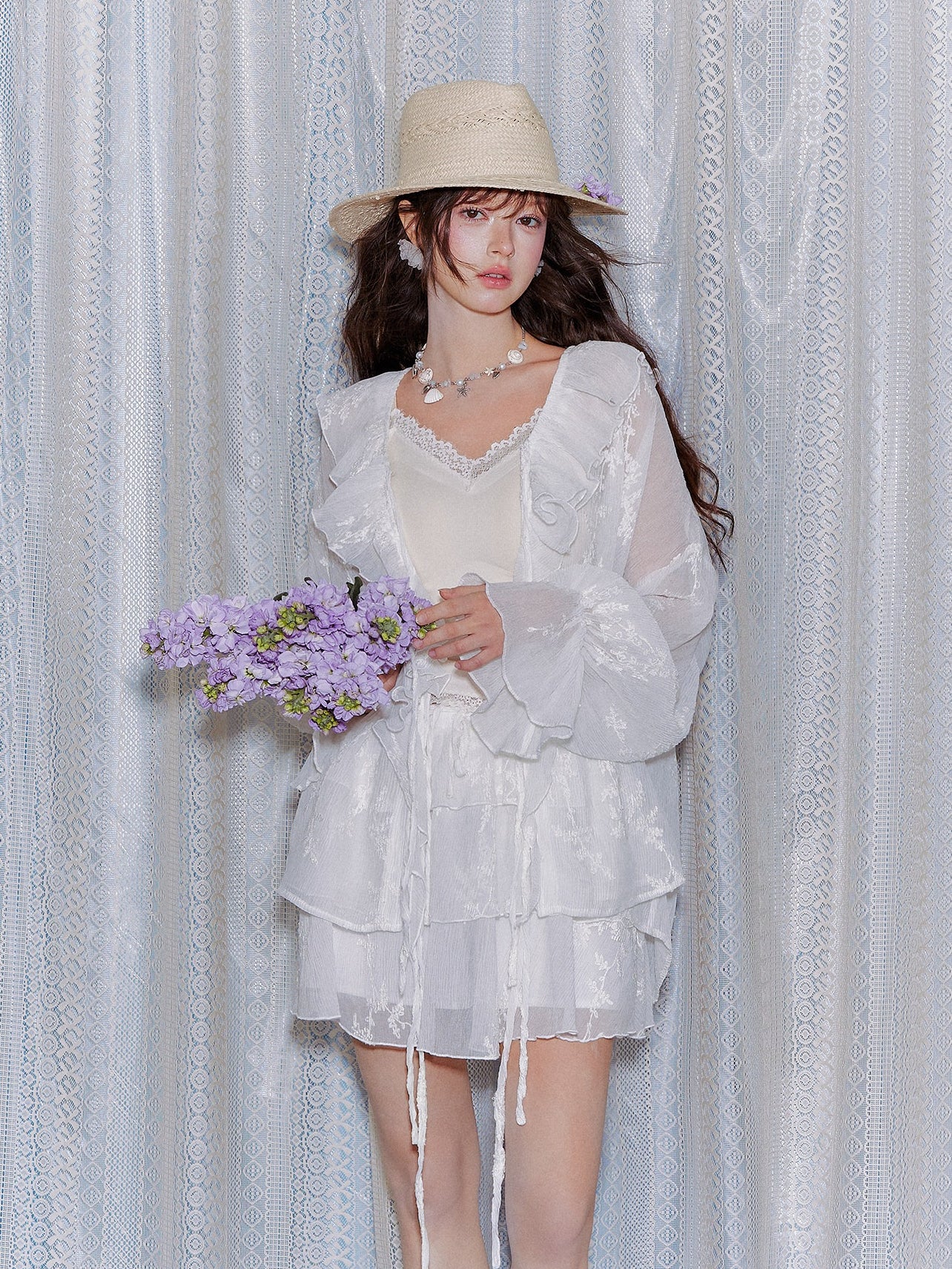 Lace Panel Slim-Fit Camisole