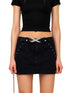Leopard Print Mid - High Waist Rivet Midi Skirt - CHINASQUAD