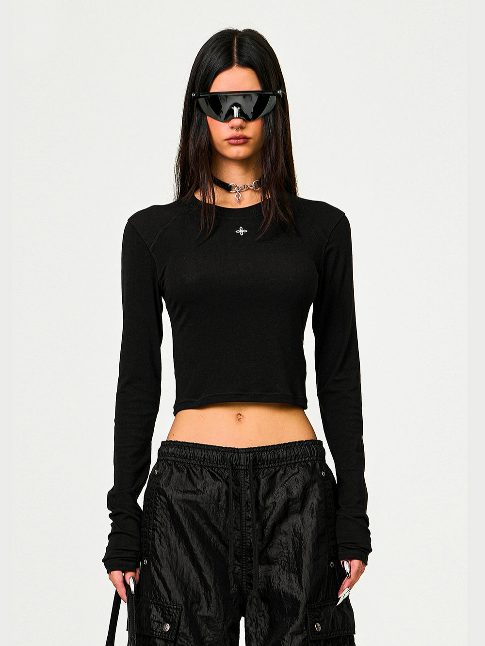 Slim-Fit Long Sleeve Sweatshirt - CHINASQUAD