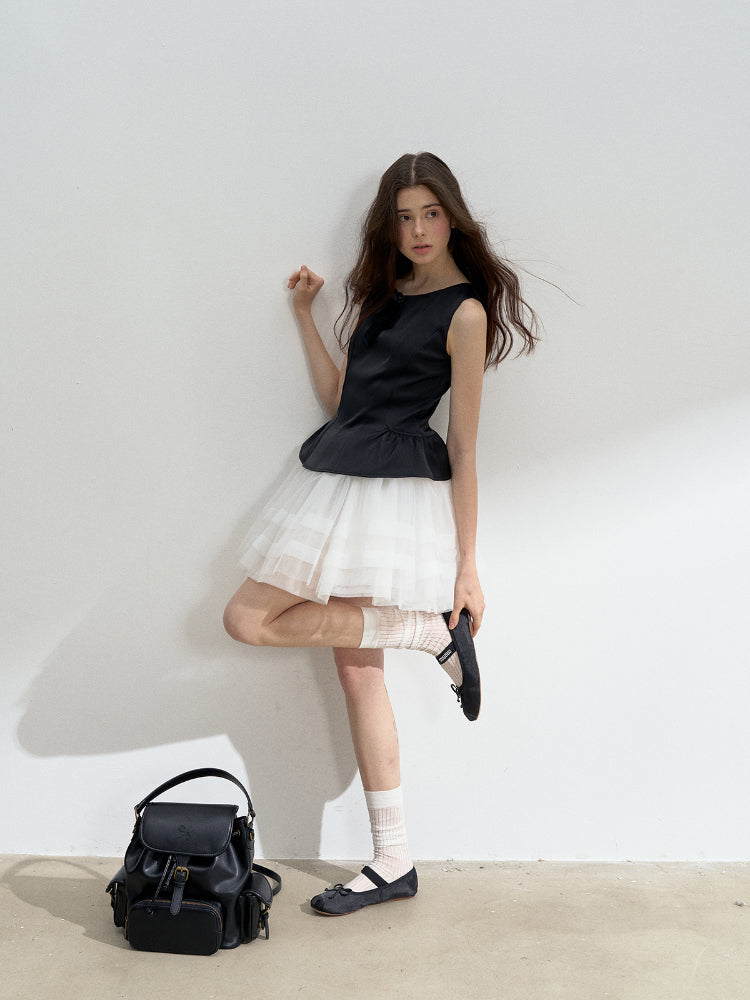 Satin Lace Ballet Dress - CHINASQUAD