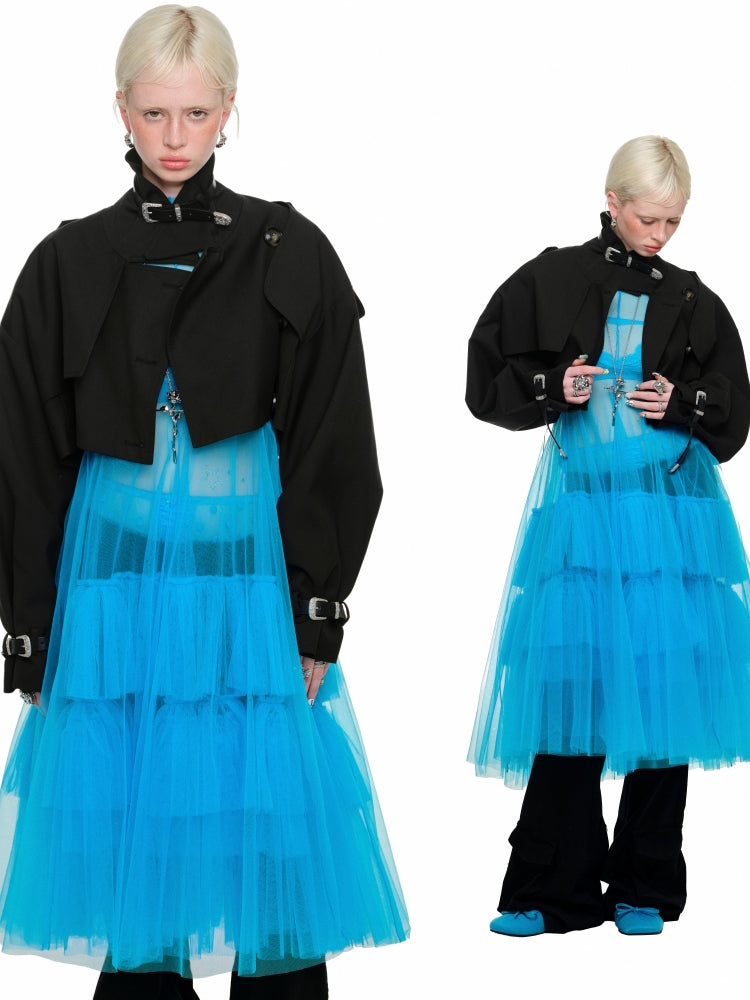 Ultra Short Trench Coat - CHINASQUAD