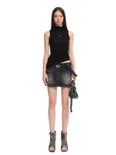 “Djembe Series” 100% Wool Asymmetric Hem Turtleneck T-shirt - CHINASQUAD